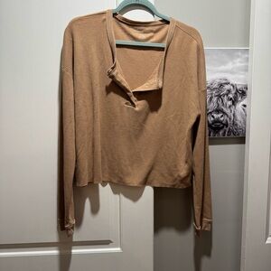 American Eagle cropped shirt